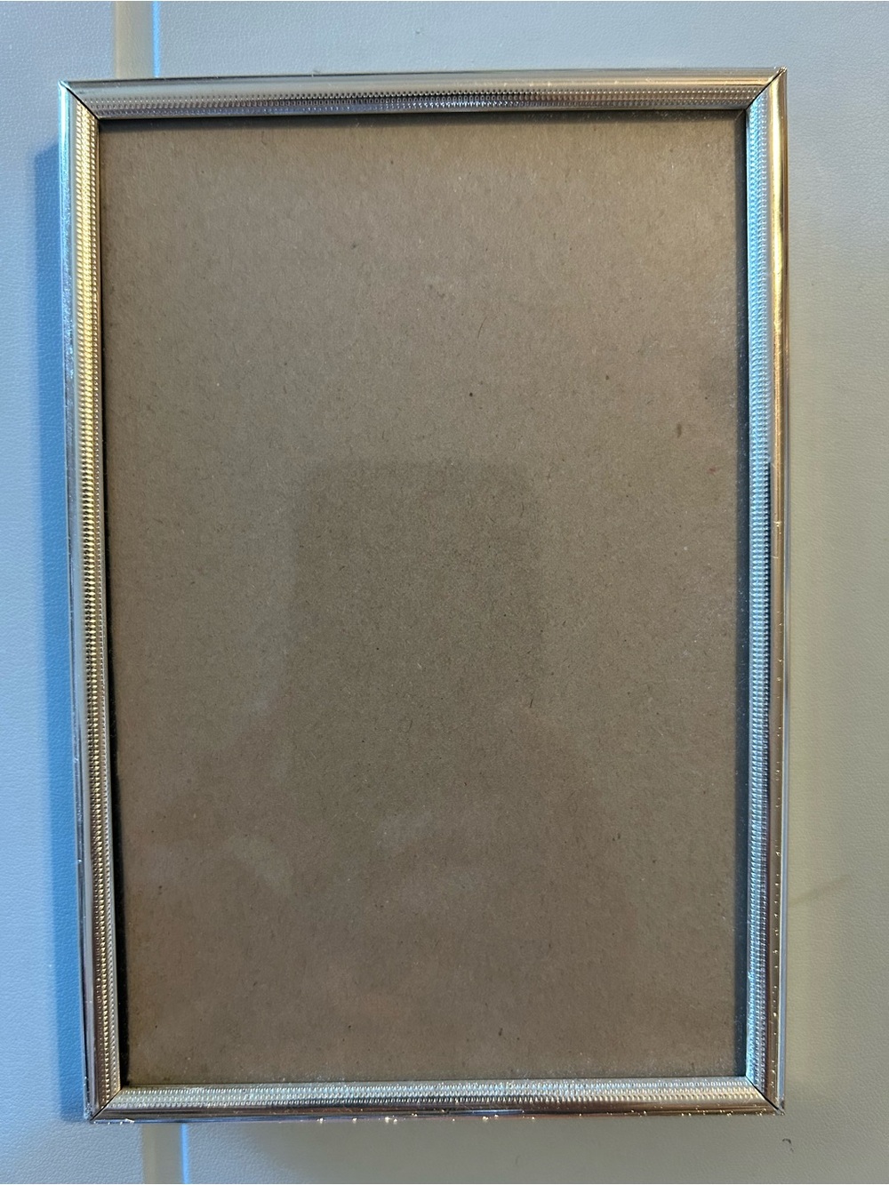 Silver Metal Picture Frame - Classic Beaded Edge